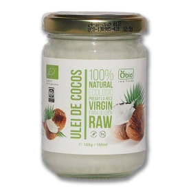 Ulei de cocos extra virgin, ECO-BIO, OBIO - 220ml (200g)