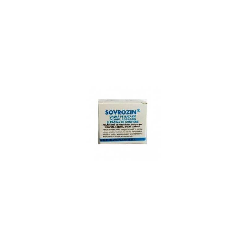 Sovrozin crema - sovarf, rozmarin si conifere 50ml - ELZIN PLANT