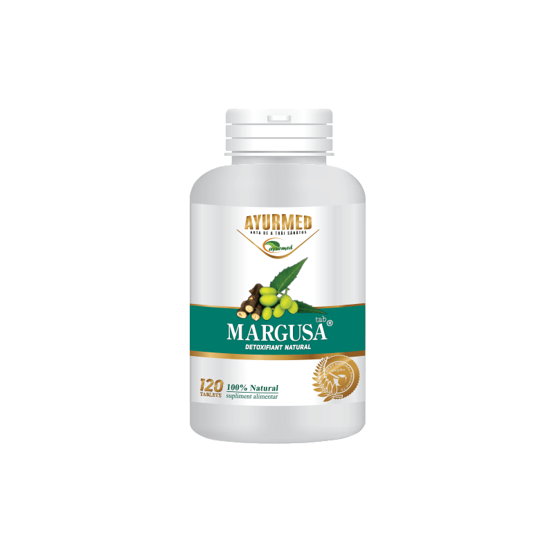 Margusa, purificator natural, detoxifiant, tablete Ayurmed - 60 tablete