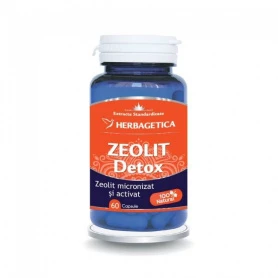 Zeolit Detox+ - Herbagetica - 60 capsule