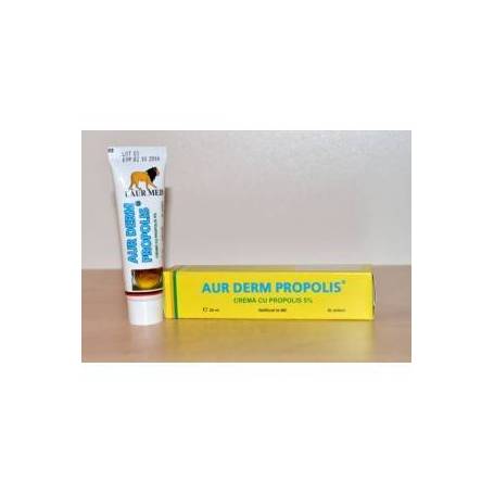 Aur Derm crema cu propolis 5% - 30ml - LAUR MED