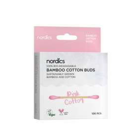 BETISOARE DIN BUMBAC SI BAMBUS 100buc, Nordics Oral Care