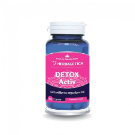 DETOX ACTIV, Herbagetica - 60 capsule