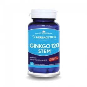 GINKGO 120 STEM, Herbagetica - 60 capsule