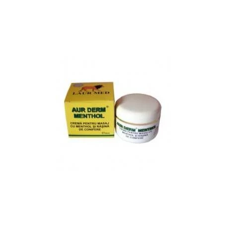 Aur Derm crema masaj cu menthol 50ml - LAUR MED