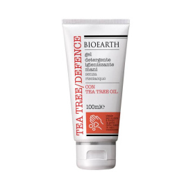 Gel igienizant maini cu alcool si Tea Tree, Bioearth - 100ml
