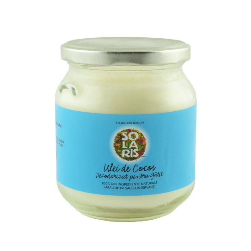 Ulei Cocos Dezodorizat Pentru Gatit - SOLARIS - 500ml