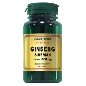 Ginseng Siberian, 1000mg, 60 tablete - Cosmo Pharm