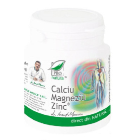 Calciu Magneziu Zinc Seleniu 150cps, 60cps si 30cps - MEDICA