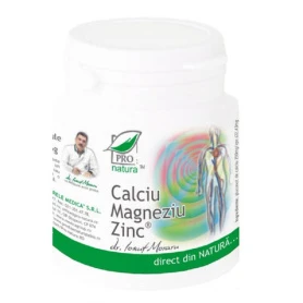 Calciu Magneziu Zinc Seleniu 150cps, 60cps si 30cps - MEDICA