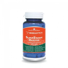 Super Enzime Digestive, 60cps  - Herbagetica