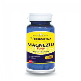 MAGNEZIU FORTE 30CPS, 60CPS SI 120CPS - Herbagetica