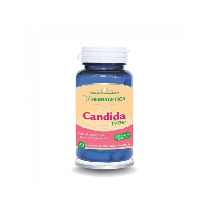 Candida free - Herbagetica - 60 capsule