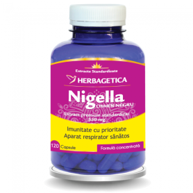 Nigella chimen negru, 120cps, 60cps si 30cps - Herbagetica