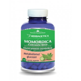 Momordica extract castravete-amar - Herbagetica - 120 capsule