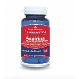 Aspirina naturala Cardioprim - Herbagetica - 60 capsule