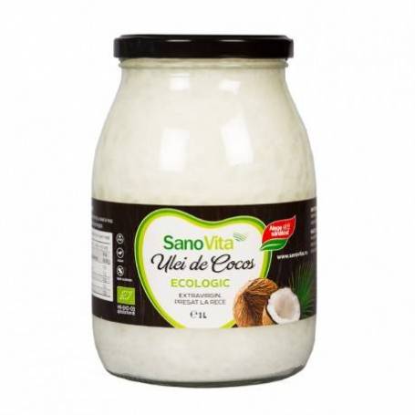 Ulei de cocos extravirgin 1l - eco-bio - SANOVITA