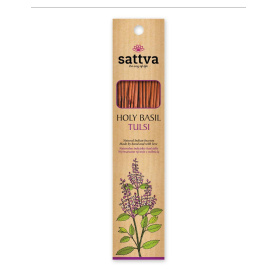 Betisoare parfumate naturale, indiene, Sattva Ayurveda - Tulsi (Busuioc Sfant)