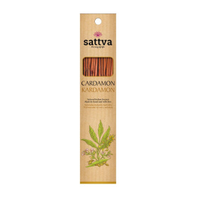 Betisoare parfumate naturale, indiene, Sattva Ayurveda - Cardamon (Cardamom)