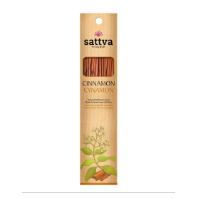 Betisoare parfumate naturale, indiene, Sattva Ayurveda - Scortisoara (Cinnamon)