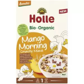 Musli crocant integral cu mango si cacao pentru copii +1an, 300g - Holle