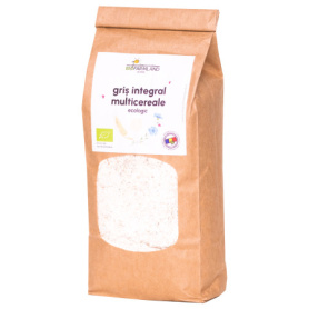 Gris integral multicereale (33% spelta, 33% secară, 33% einkorn) eco-bio 500 g - Biofarmland