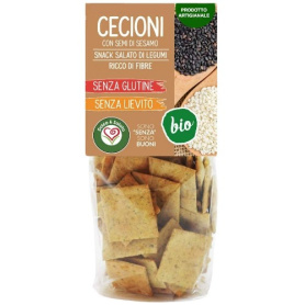 Snack Cecioni cu seminte de in si susan 200 g eco-bio - VAIANI