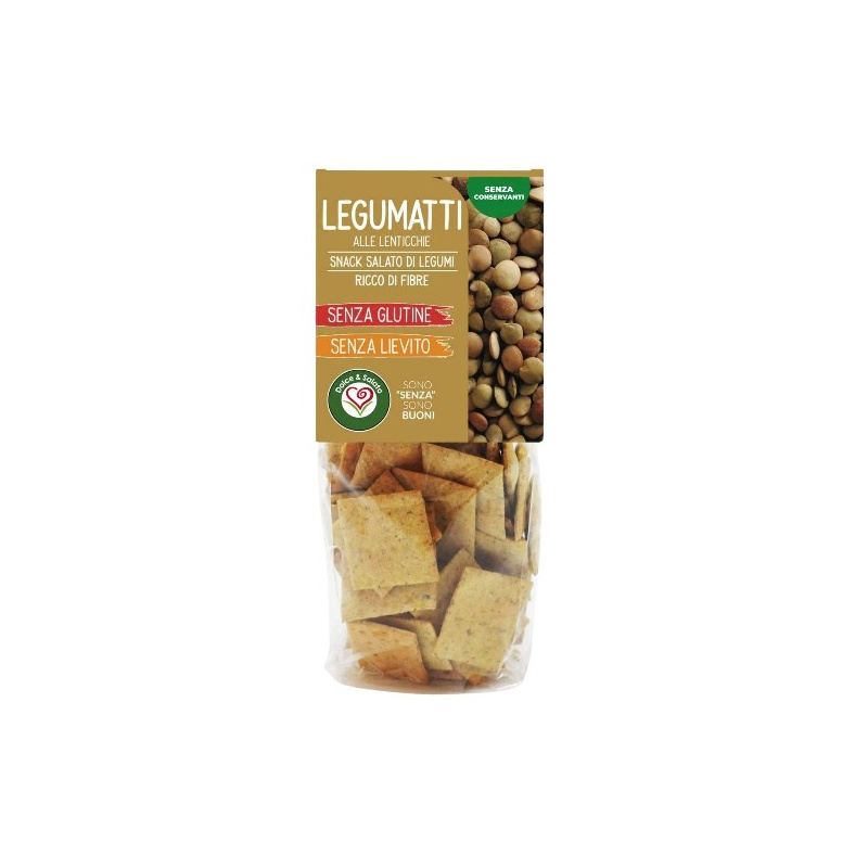 Snack cu linte, eco-bio, 200 g,  Vaiani