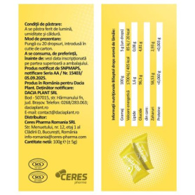 BiSeptol Drops aroma de lamaie, cu eucaipt, propolis si ghimbir, 100g - Dacia Plant