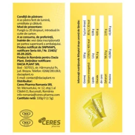 BiSeptol Drops aroma de lamaie, cu eucaipt, propolis si ghimbir, 100g - Dacia Plant