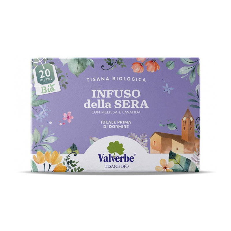 Ceai somn usor din roinita, busuioc si lavanda, eco-bio, 20 plicuri - Valverbe