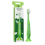 Periuta de dinti copii PREMIUM, 6900 filamente, super moale, culoarea verde, Nordics