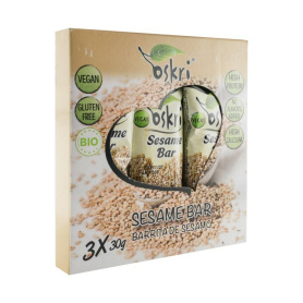 Batoane din susan, fara gluten, 3 x 30 g, Oskri