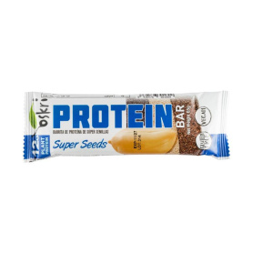 Baton proteic din super seminte, 65 g, Oskri