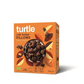 Pernute crocante umplute cu crema de arahide, fara gluten, continut redus de zahar, eco-bio, 300 g - Turtle