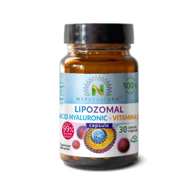 Lipozomal Acid Hyaluronic 150mg + Vitamina C 120mg 30cps - Hyperfarm