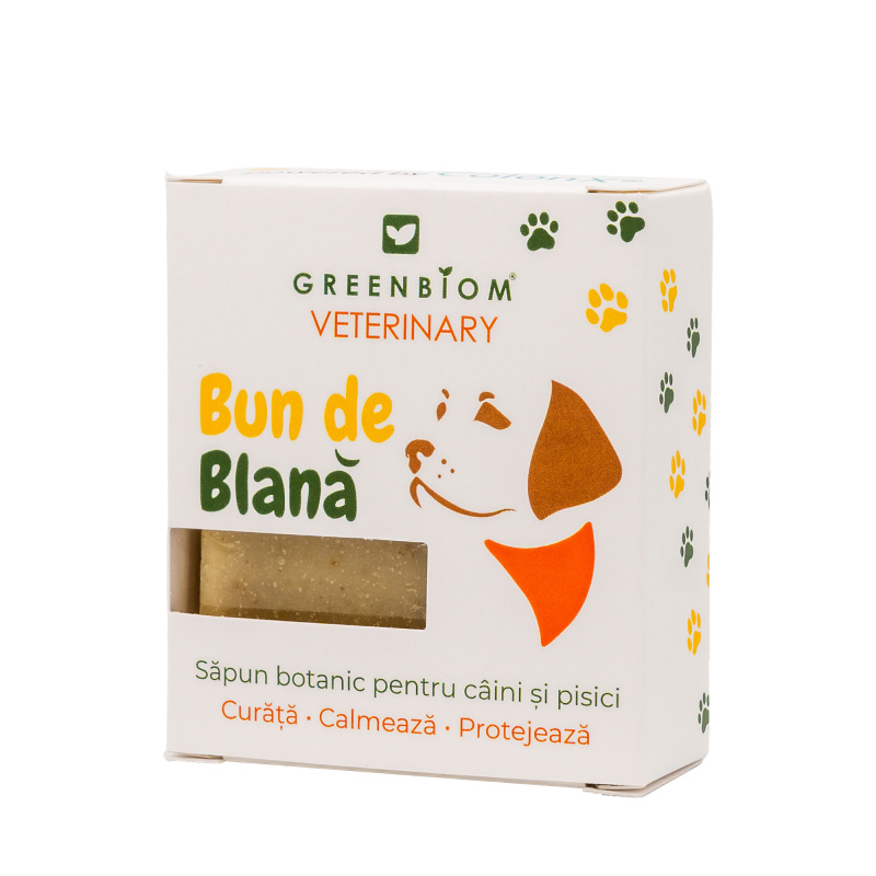 Sapun natural pentru caini si pisici - Greenbiom