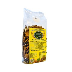 Biscuiti integrali cu seminte de in, eco-bio, 150 g - EcoMania