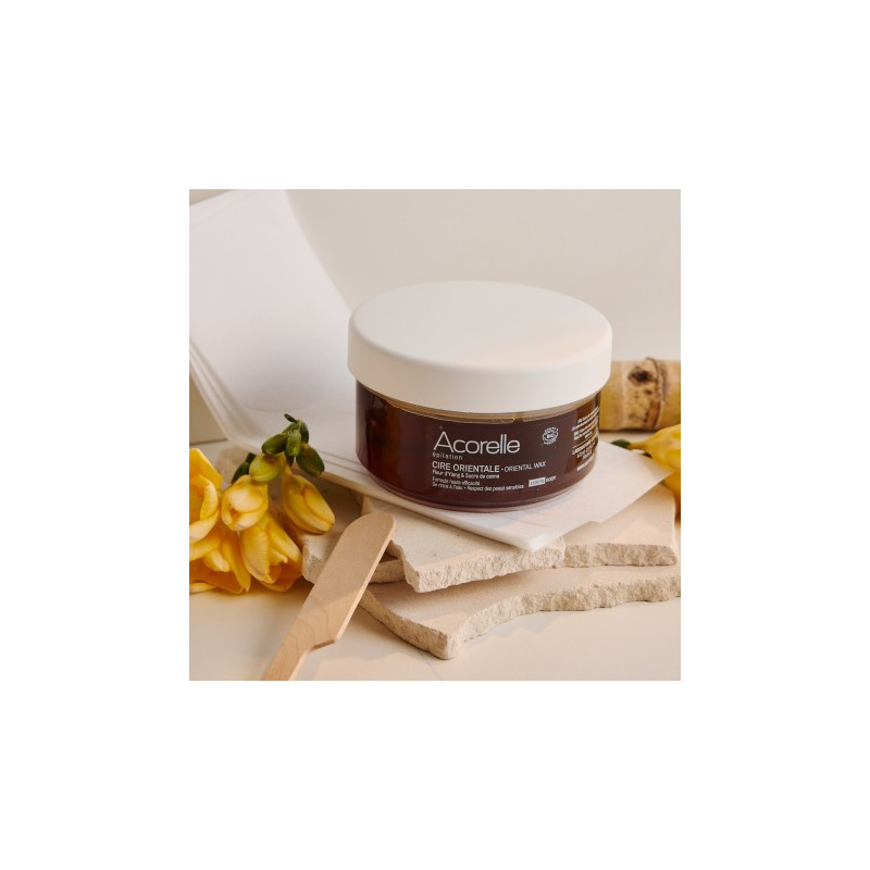Ceara epilatoare orientala cu zahar din trestie si ylang-ylang. eco-bio, 300g - Acorelle