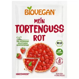 Gelatina vegana rosie fara gluten, eco-bio, 14 g - Biovegan