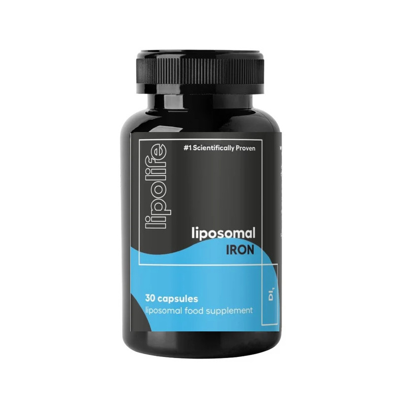 D11- Fier lipozomal, 25 mg, 30 capsule - Lipolife