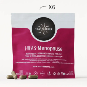 Hifas-Menopause, susutine echilibrul hormonal in menopauza, 60 capsule, Hifas da Terra, Hyperfarm