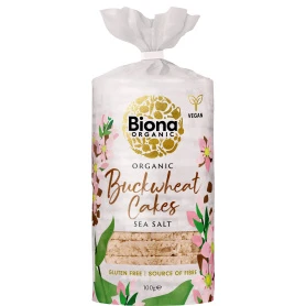 Rondele din hrisca expandata cu sare, eco-bio, 100 g, Biona