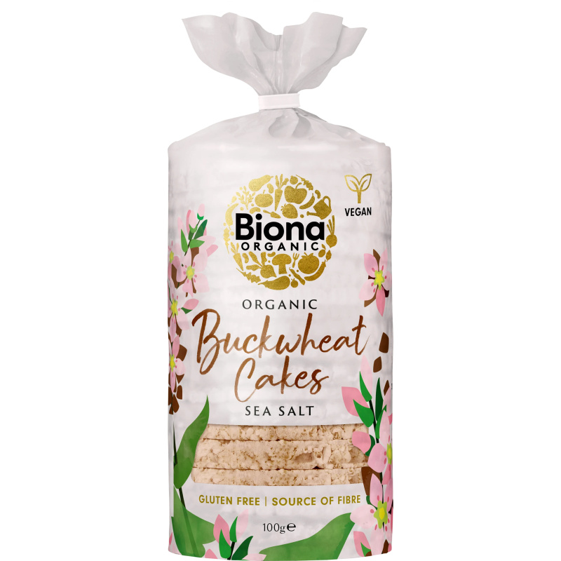 Rondele din hrisca expandata cu sare, eco-bio, 100 g, Biona