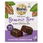 Baton brownie invelit in ciocolata neagra, eco-bio, 3 x 40 g, Biona