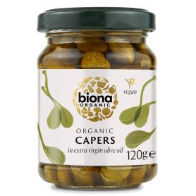 Capere in ulei de masline extravirgin, eco-bio, 120 g, Biona