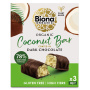 Baton cu cocos invelit in ciocolata neagra, eco-bio, 3 x 40 g, Biona