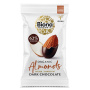 Migdale sarate invelite in ciocolata neagra, eco-bio, 30 g, Biona