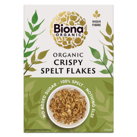 Fulgi de spelta crispy, eco-bio, 300 g, Biona