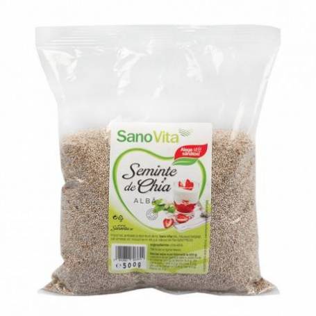 Seminte de chia alba 500g - SANOVITA